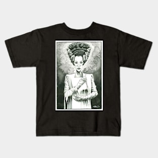 Bride of Frankenstein Kids T-Shirt